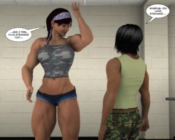 muscle women